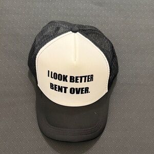 Black and White Trucker Cap